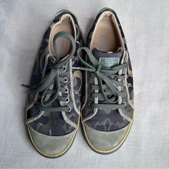 Coach Barrett Sneakers Olive Green - Picture 4 of 9